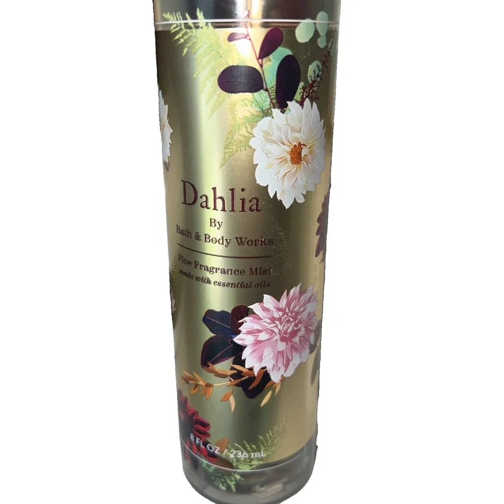 BATH & BODY WORKS Dahlia Scent Fine Fragrance Body Mist Spray Floral 8 fl Oz New